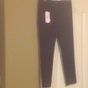 Lacoste Black Chino Dress Pants, Women's Sz 4 NWT